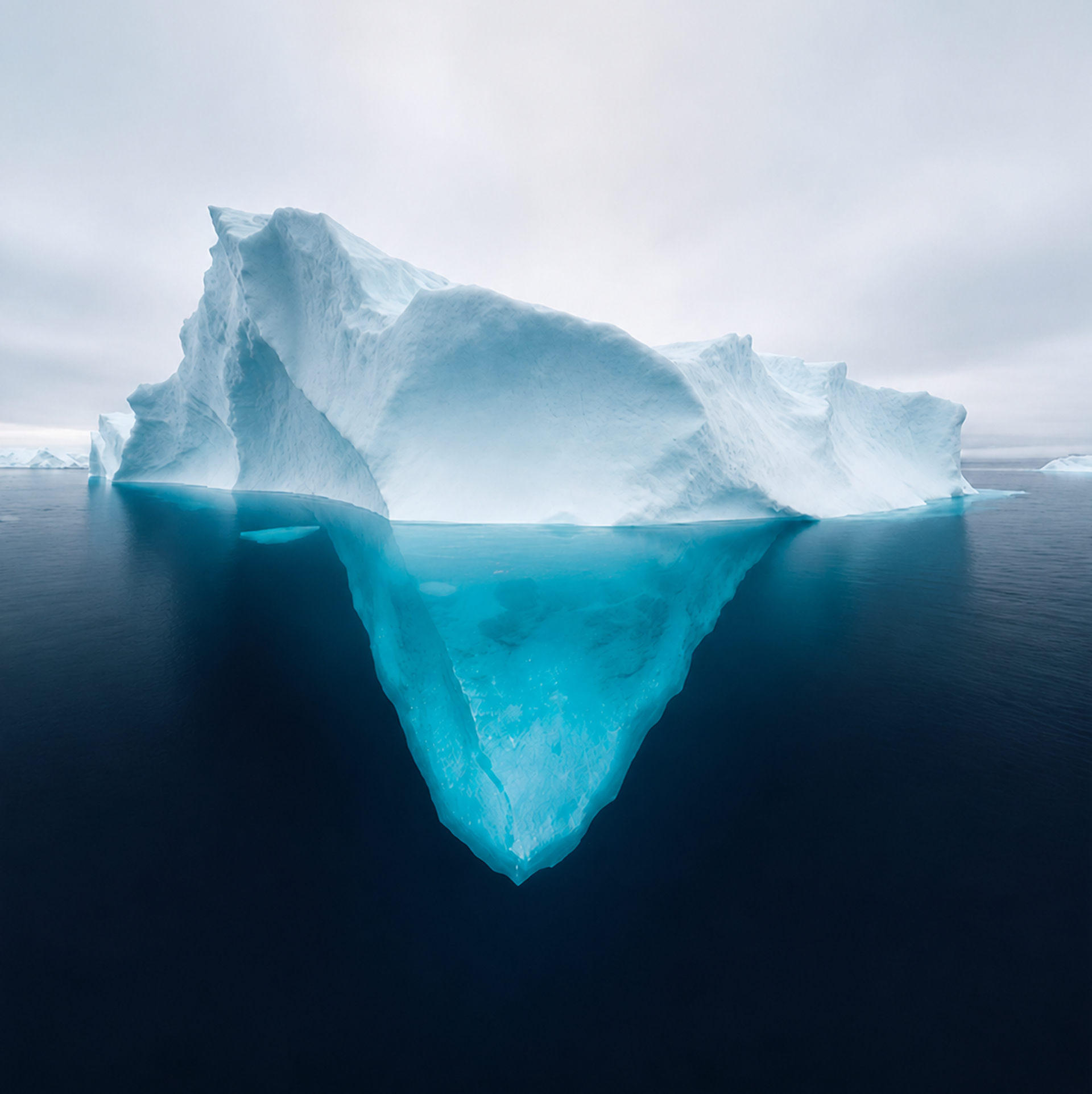 Iceberg visto desde el agua